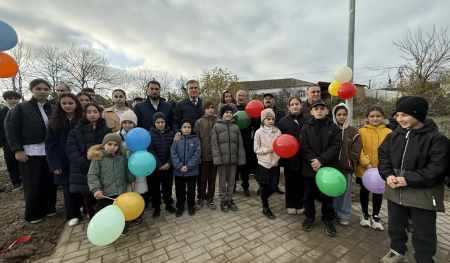 В Сулейман-Стальском районе открыты две новые общественные территории в рамках госпрограммы «Комфортная городская среда»
